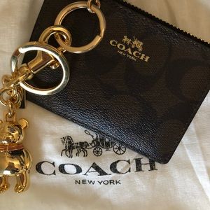 Coach keychain wallet